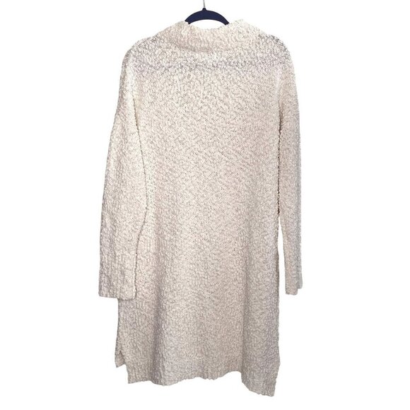 Umgee Cream Textured Bouclé Knit Sweater Dress | Size Large - Picture 6 of 9